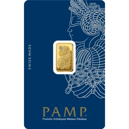 Goldbarren 2,5 g Fortuna — PAMP Suisse, 999,9/1000