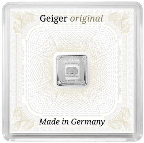 Silberbarren 1 g — Geiger Edelmetalle, 999/1000