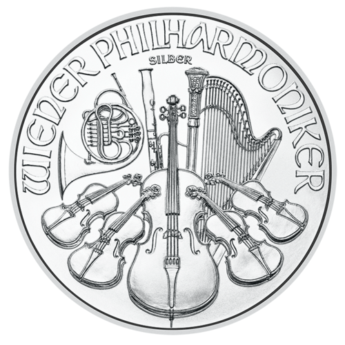 Wiener Philharmoniker Silber — Österreich, 999,9/1000